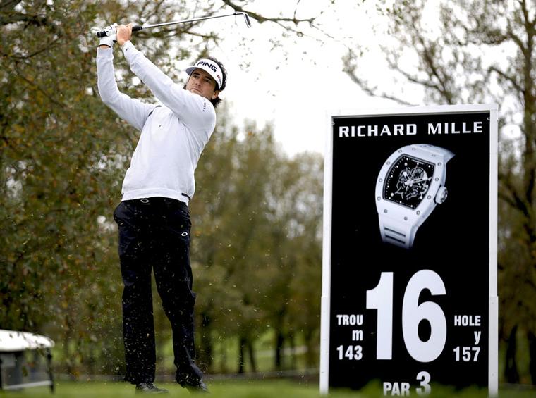Richard Mille demonstrates the prowess of his machines for the wrist at the Terre Blanche Golf Resort