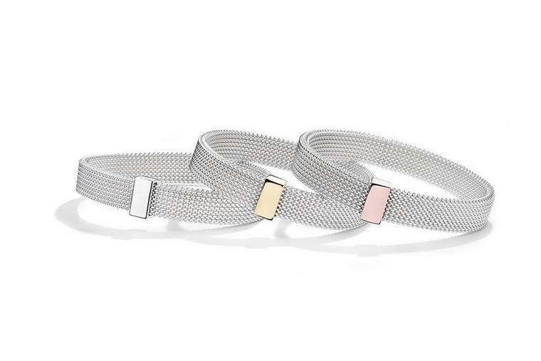 Available in white or black steel, the Moi Non Plus, Toi Non Plus bracelet comes with either a yellow, pink or white gold link ($500-$560).