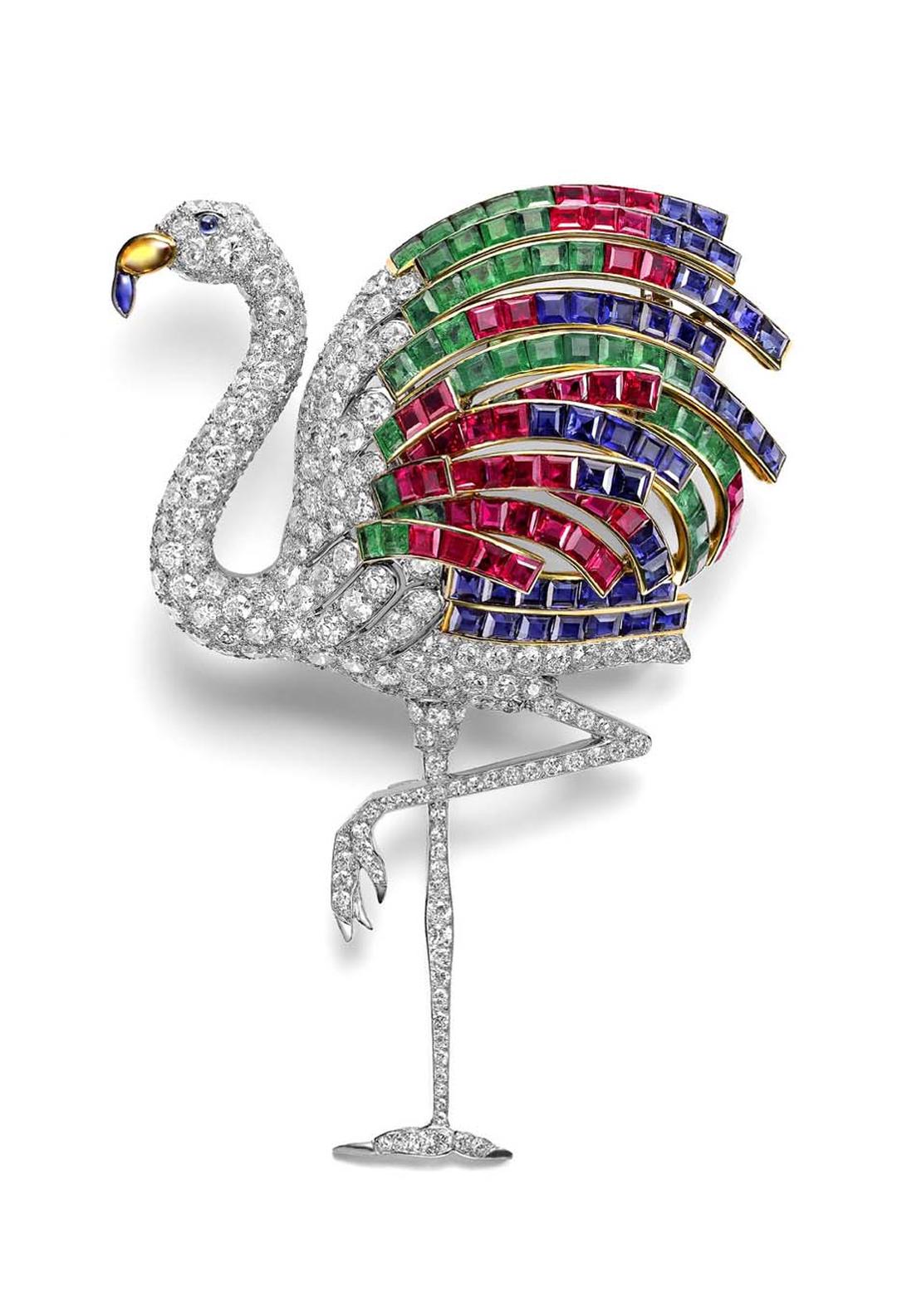 The Duchess of Windsor's 1940 Flamingo brooch was designed