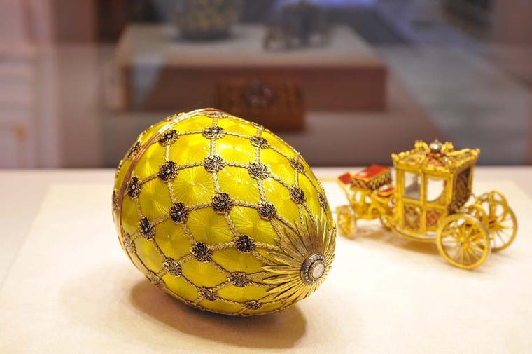A new Faberge museum opens in the Shuvalov Palace in St Petersburg