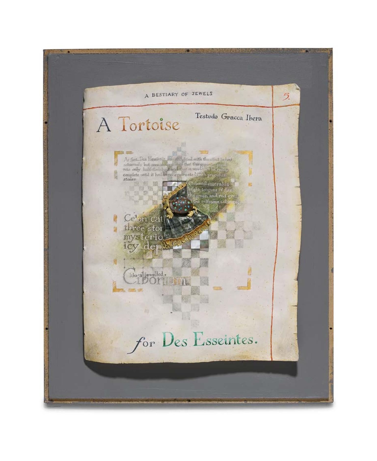 Kevin Coates 'A Tortoise for Des Esseintes' 2012 brooch