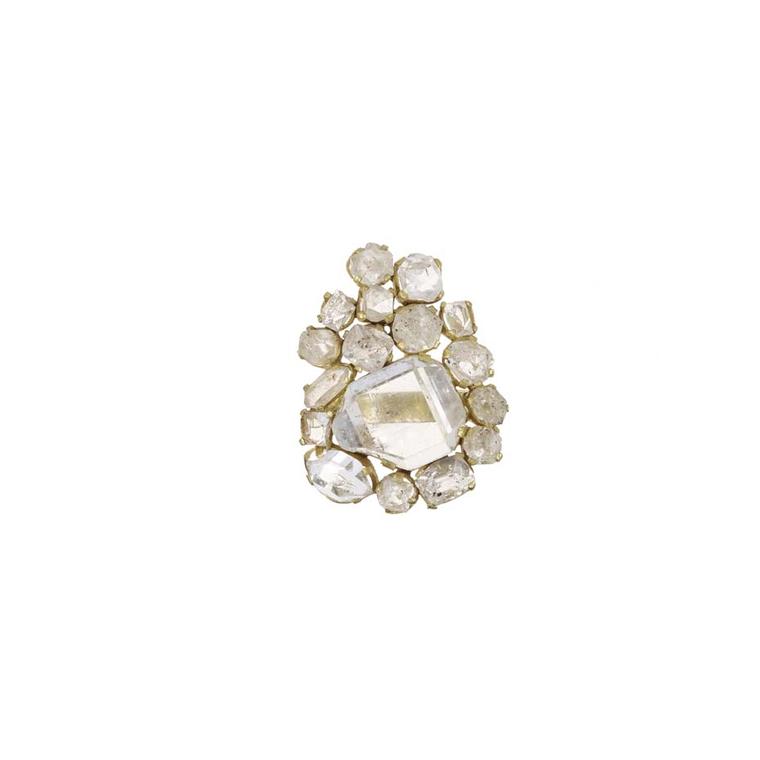 Invisible Set collection diamond ring by Pippa Small