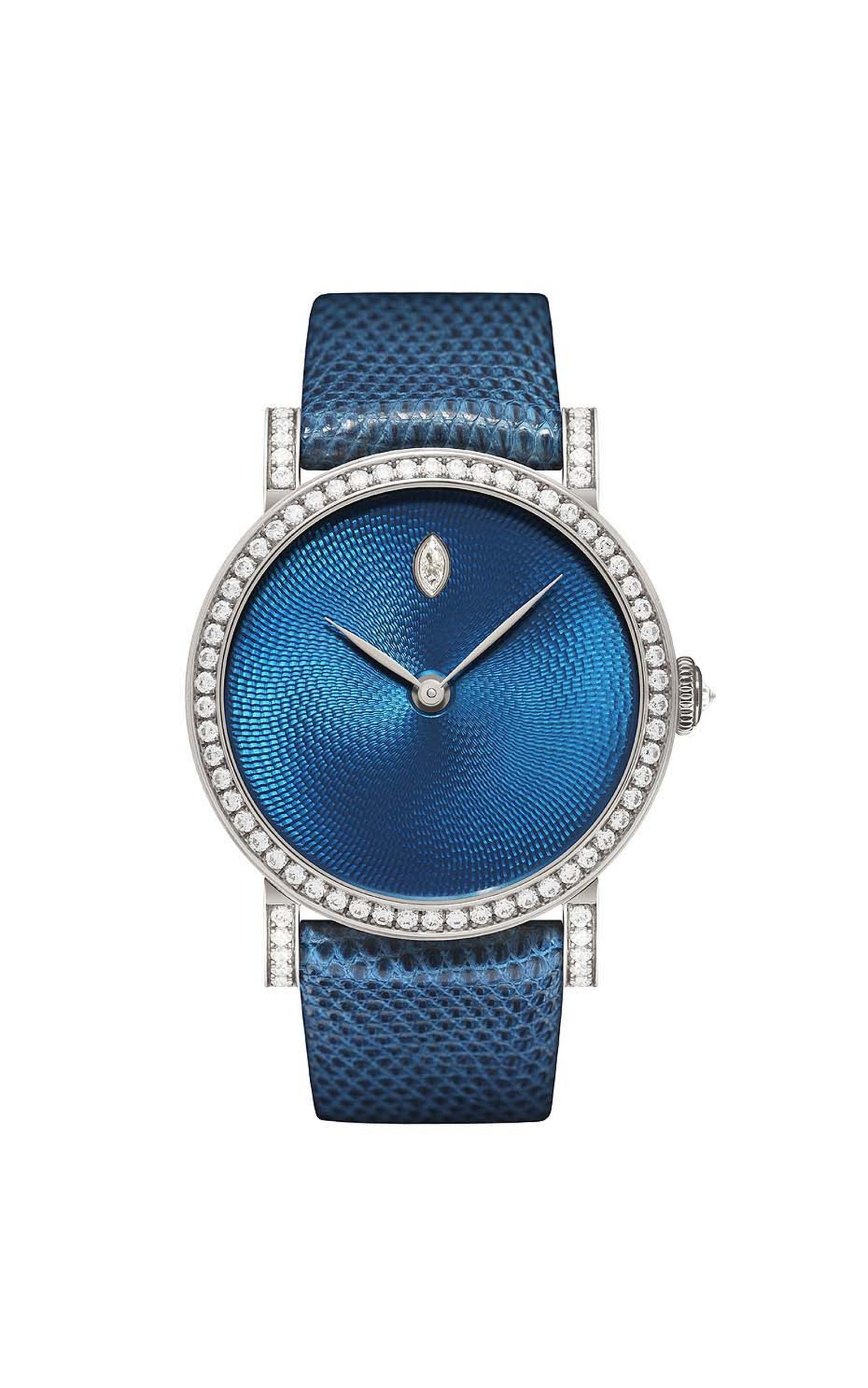 DeLaneau Rondo Translucent Blue automatic watch