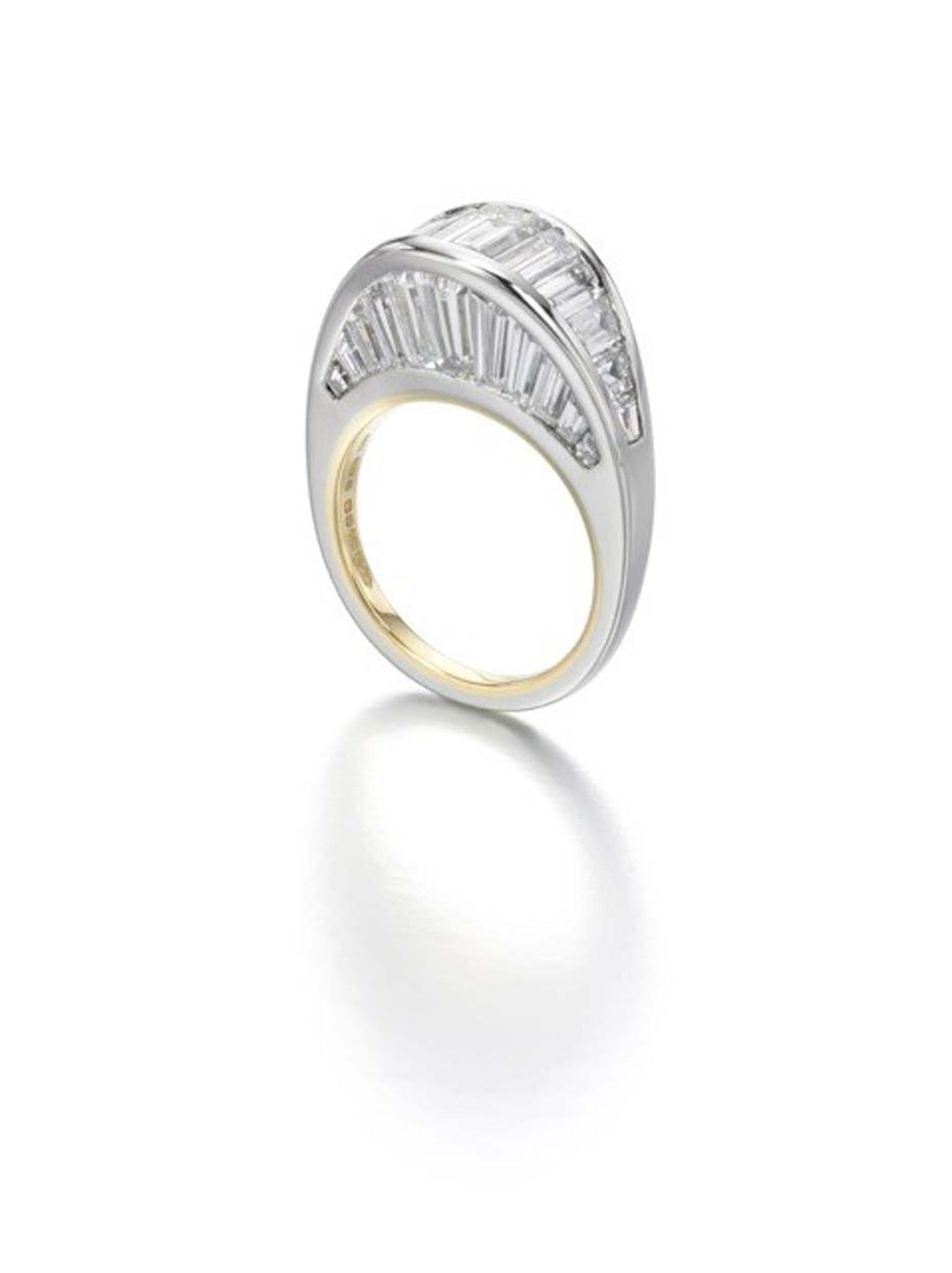 Jessica McCormack Arcade ring in platinum with 8.20ct