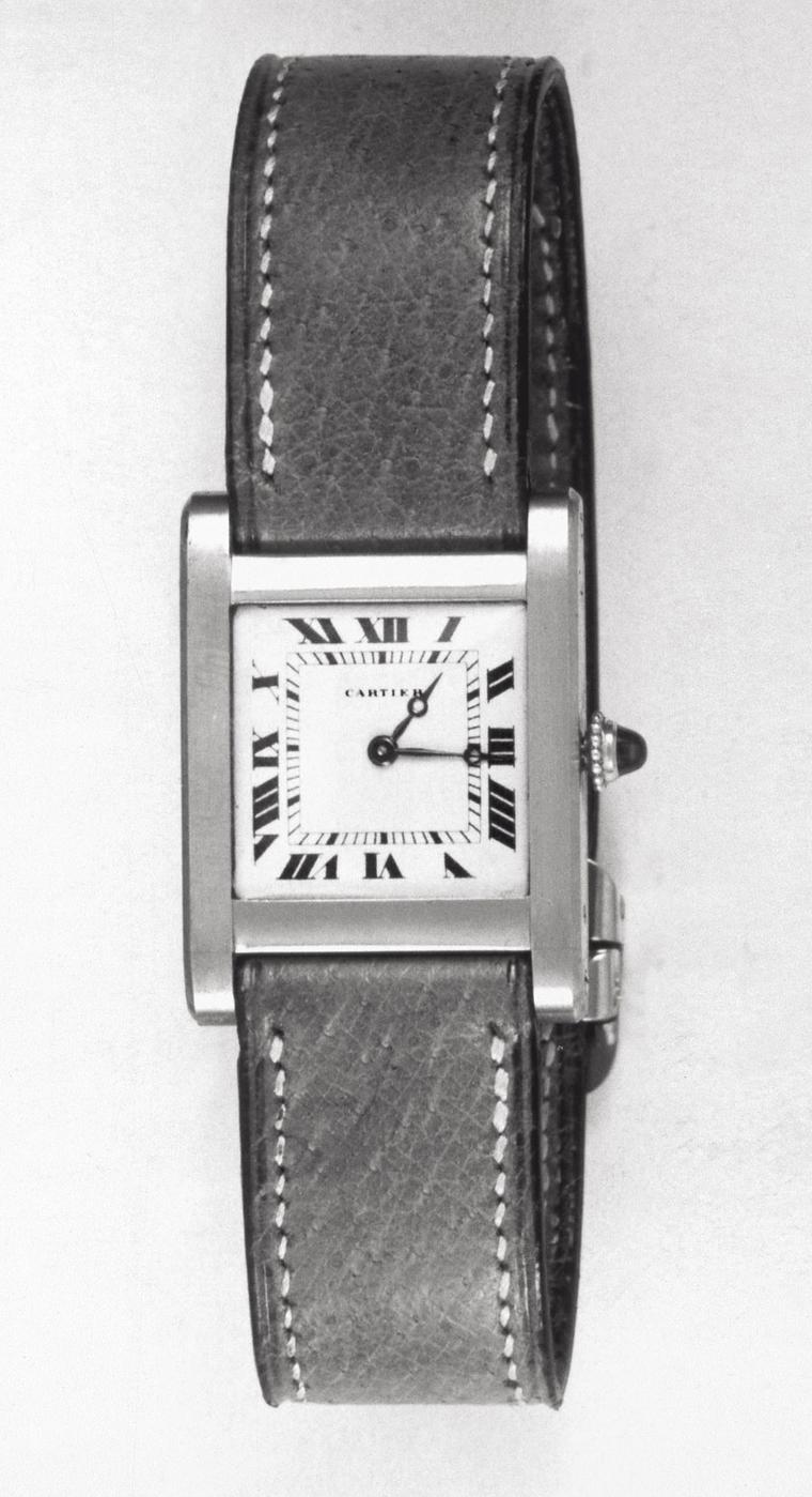 Tank wristwatch Cartier 1919