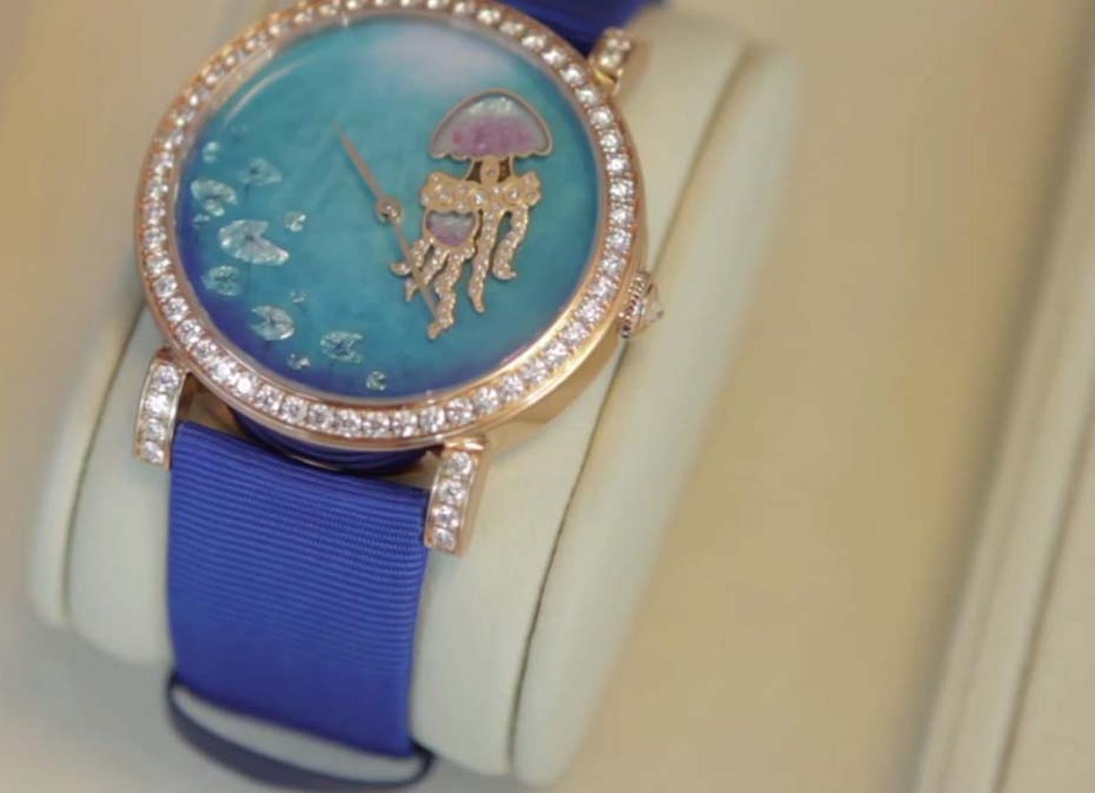 DeLaneau Jellyfish watch, launched at Baselworld 2014