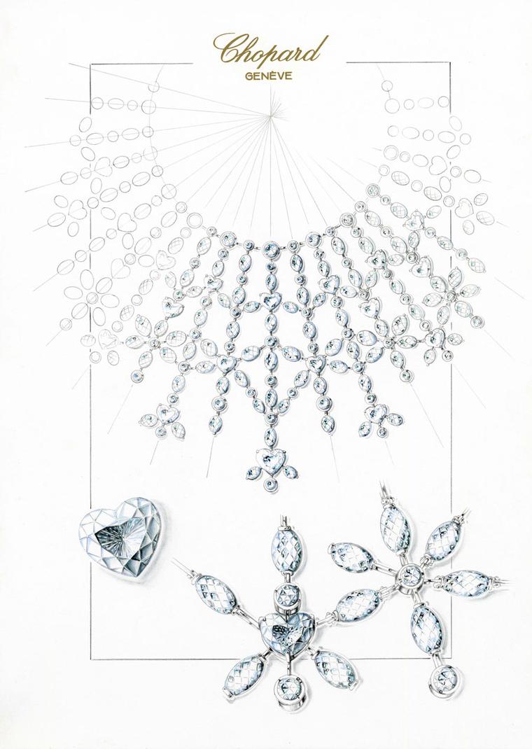 Chopard-Marilyn-Jewellery-Set-sketch