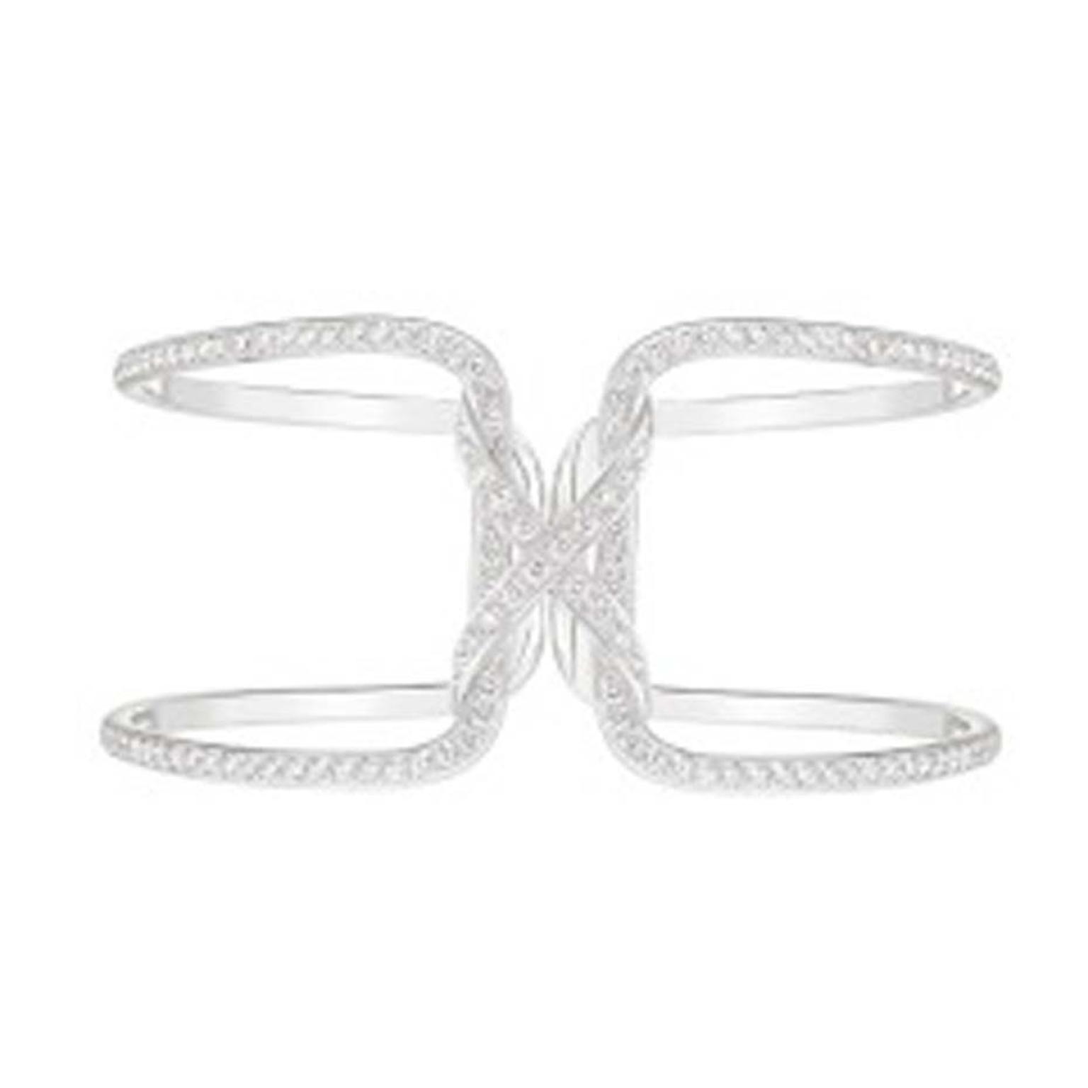Chaumet Manchette diamond bracelet.