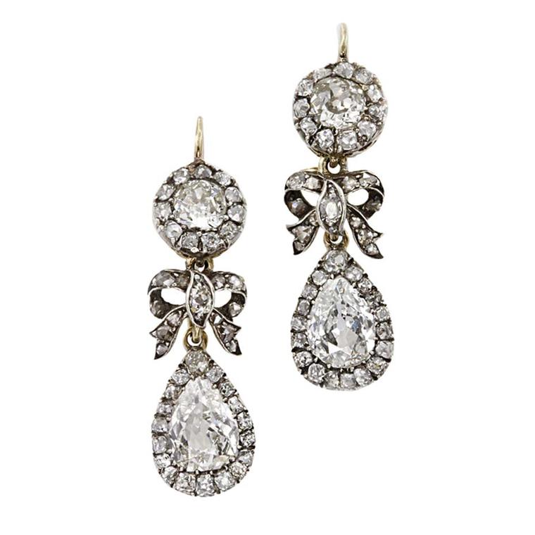 Victorian diamond drop earrings ($64,500), available at 1stdibs.com. Image by: ScullyFoto.com