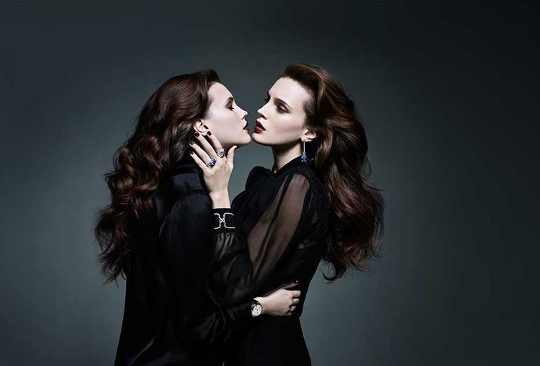 Chaumet presents two faces of the same woman in its first advertising campaign starring French actress Marine Vacth