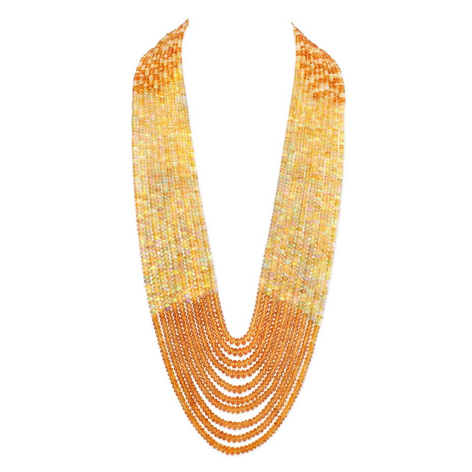 Erica Courtney will be bringing this eye-popping opal bead necklace to the Couture Show Las Vegas