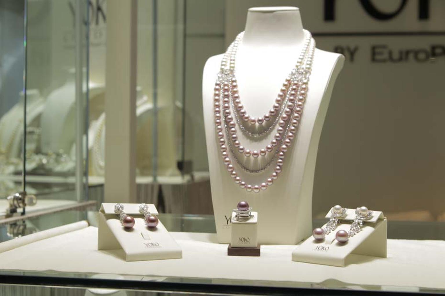 Yoko London's rare purple pearls are hard to miss and easy to appreciate