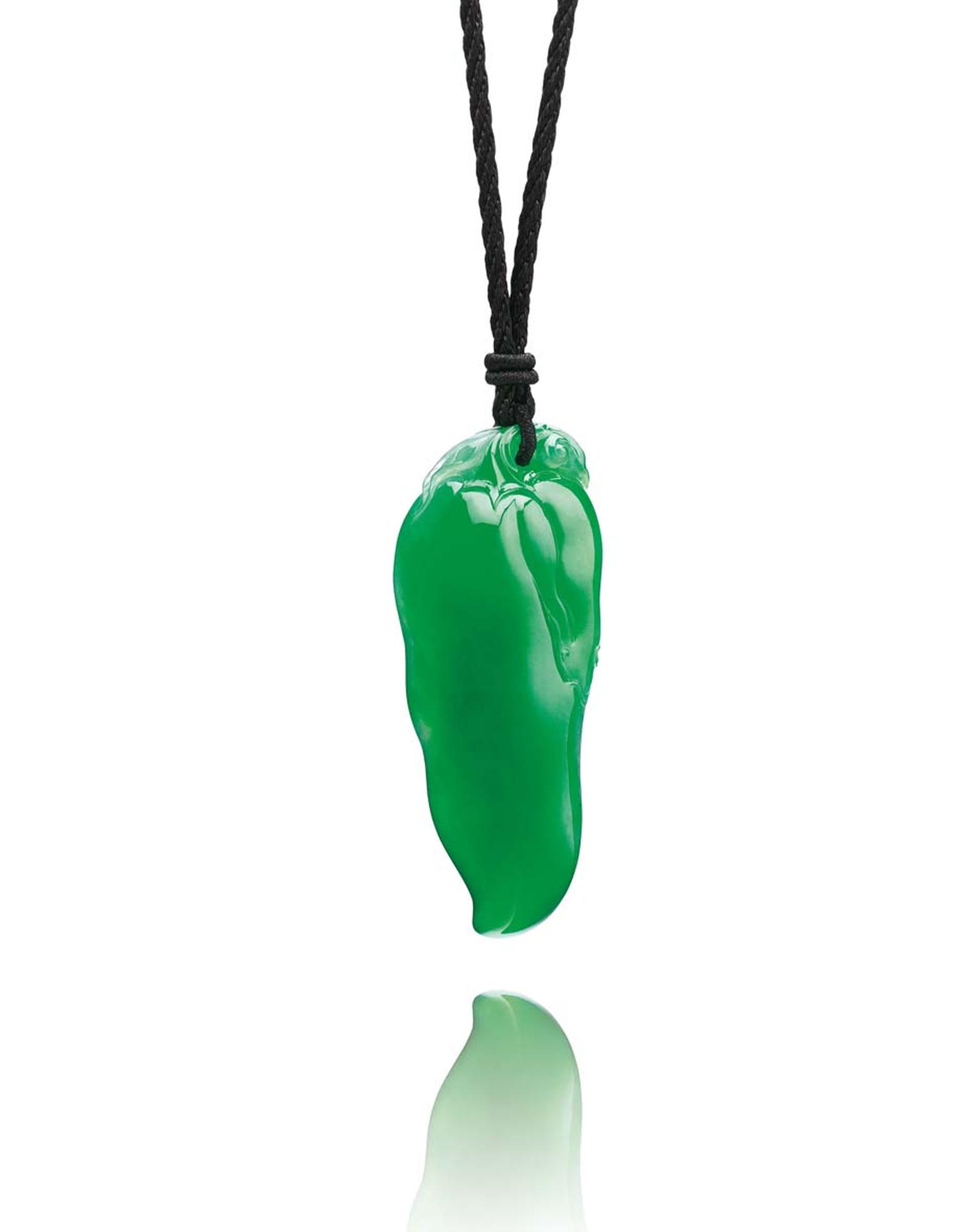 Pepper jadeite pendant necklace (estimate: US$380,000-650,000)