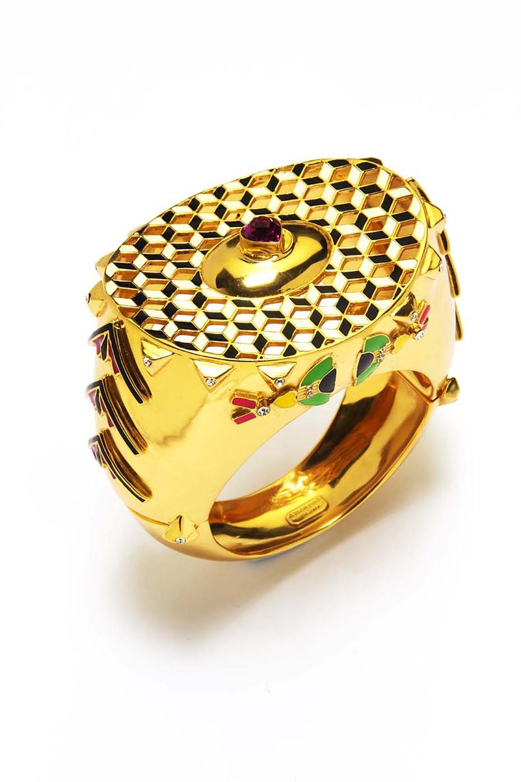 Manish Arora shows his psychedelic style in his final collaboration with Indian jeweller Amrapali
