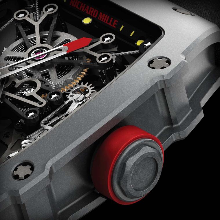 The Richard Mille RM 27-01 Tourbillon Rafael Nadal watch has been subjected to intensive tests to optimise its resilience and shock resistance.
