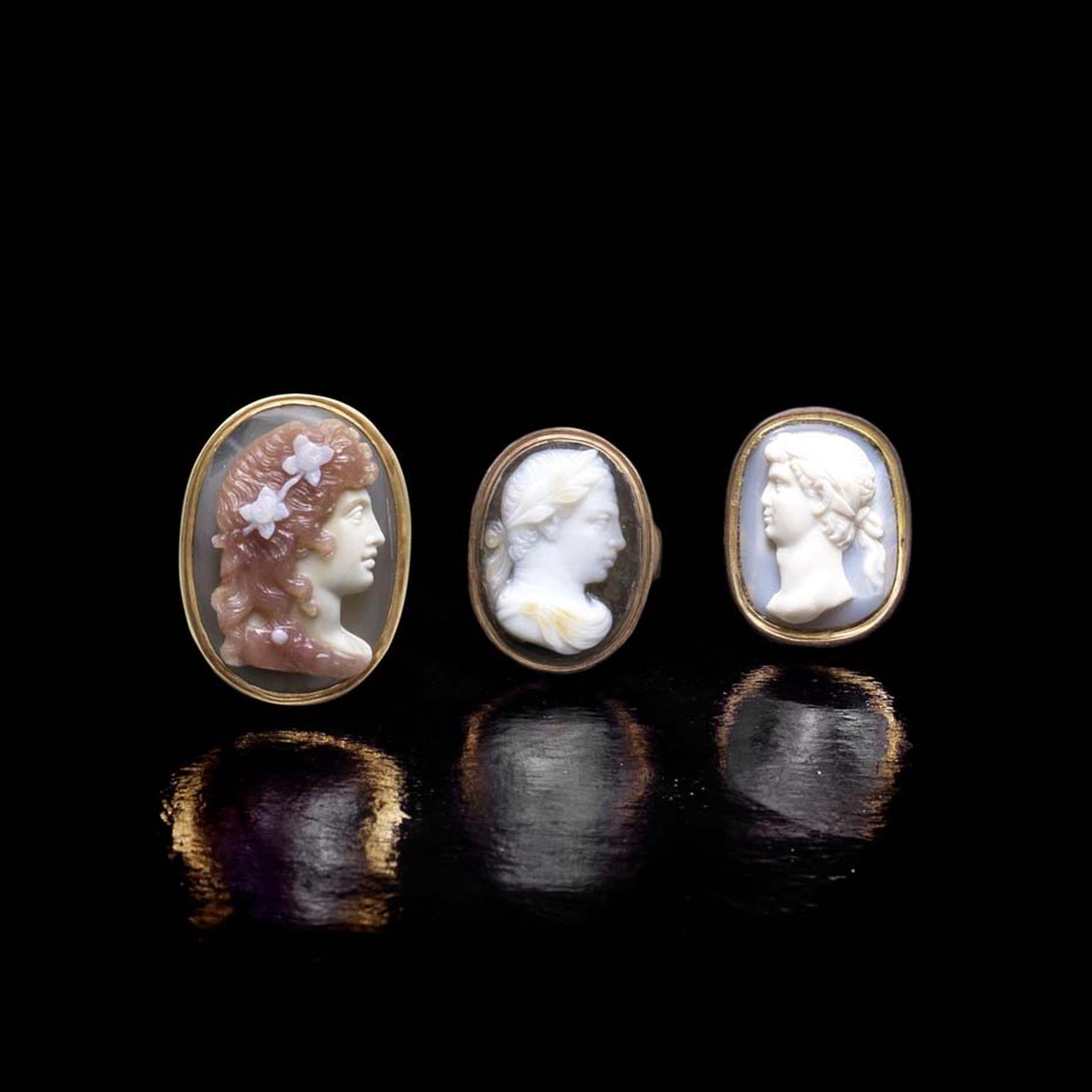 All 101 of the cameos and intaglios in the Ceres Collection have been mounted into rings, making them extremely wearable pieces of jewellery as well as items of historical importance.