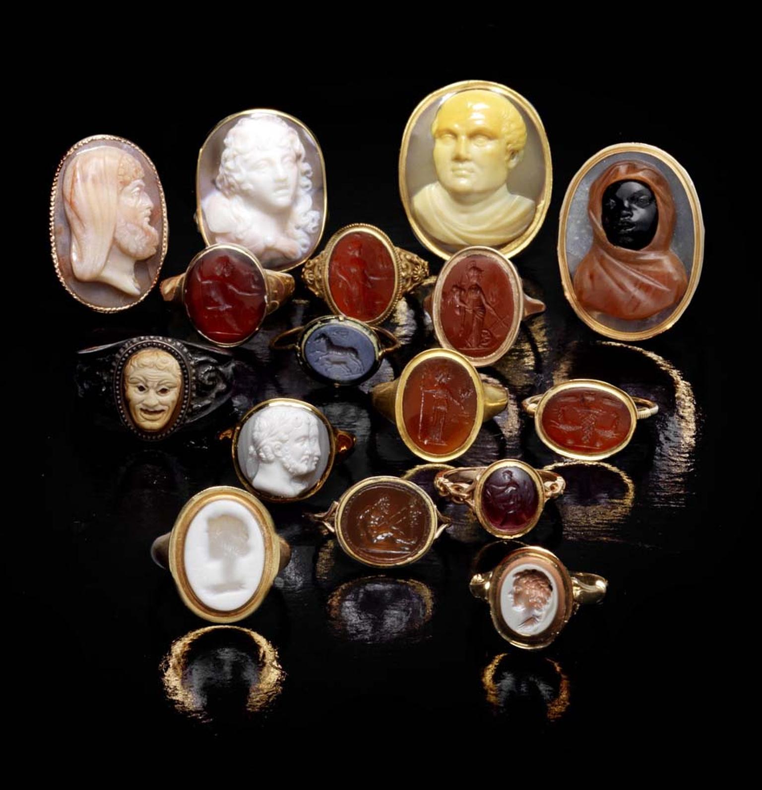 Emily Barber, Director of Bonhams Jewellery Department, comments: "Since ancient times, cameos and intaglios have been regarded as the discerning person's status symbol; with the sale of The Ceres Collection of 101 exquisite rings, Bonhams hopes to attrac