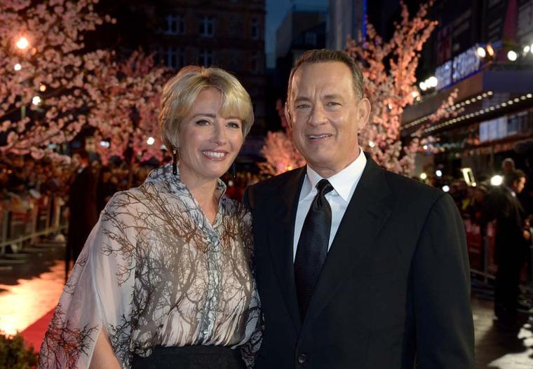 Emma Thompson and Tom Hanks on the red carpet of the BFI London Film Festival hosted by IWC. Image by: IWC/David M. Benett.