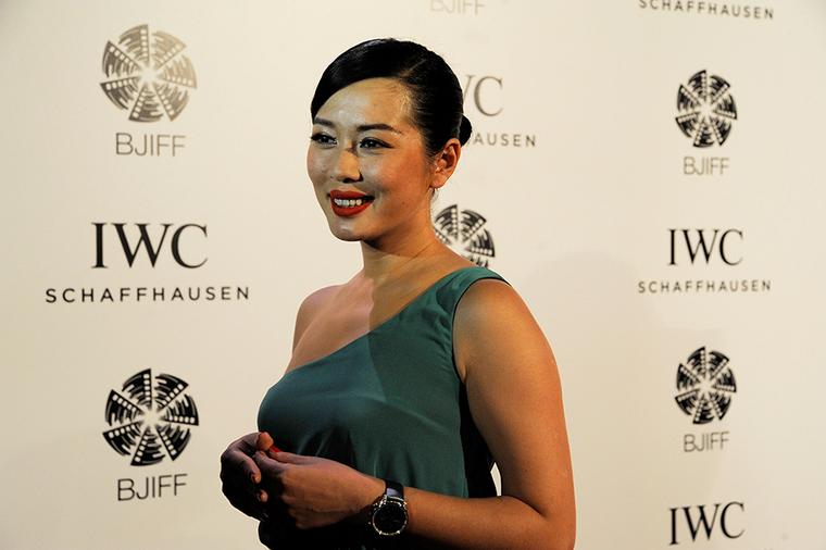 Actress Yu Nan attends the For the Love of Cinema event hosted IWC Schaffhausen at the Ming Dynasty City Wall on April 22, 2013 in Beijing, China. Image by: IWC/David M. Benett.