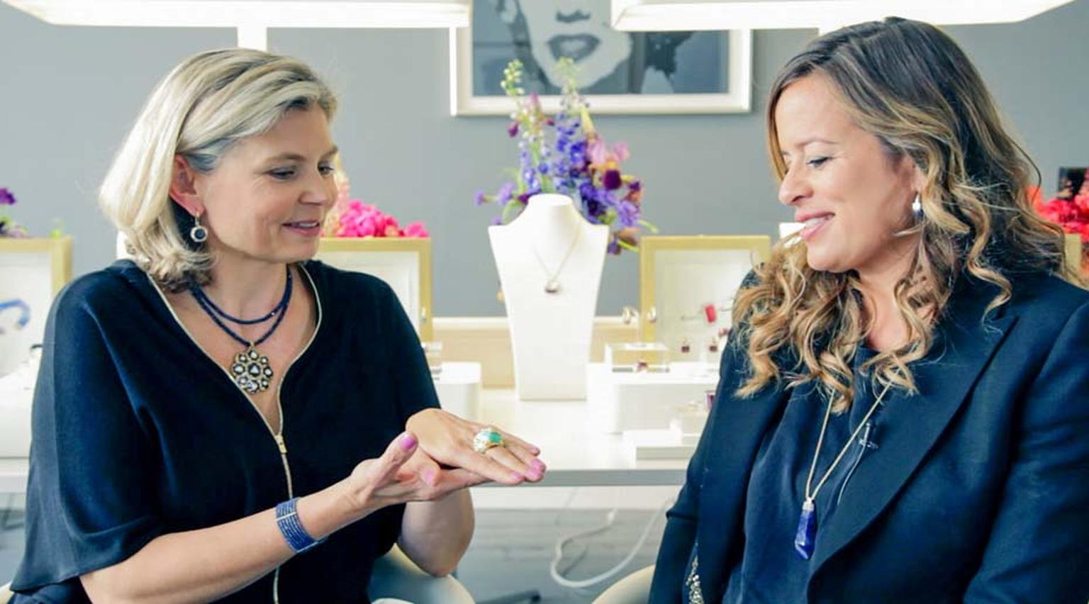 Jade Jagger discusses her confident and bold new Never Ending jewellery collection telling Maria, “There is a naturalness about women that I like and I feel that being true to yourself is important. I want to inspire women to be confident with their true 