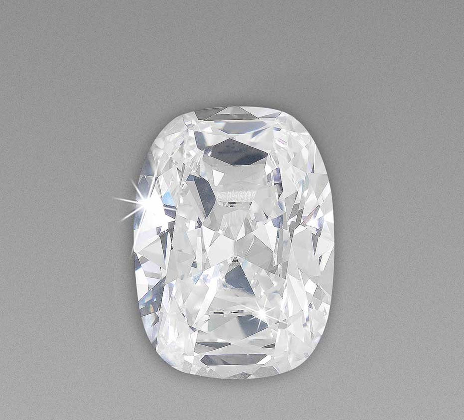 Unveiled at the 2014 Biennale des Antiquaires in Paris, David Morris’ 60.15 carat diamond has been classified as D colour, which is the top grade for colourless diamonds. It has also been classified as Internally Flawless, with a clarity that is clean as 