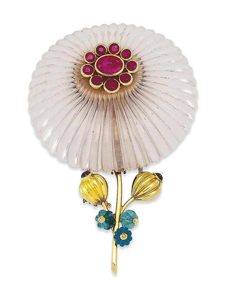 Suzanne Belperron Daisy brooch from the 1950s © Christie’s Images Limited.