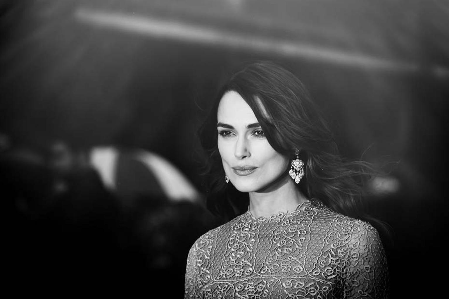 Festival.  It is not the first time that Keira has sparkled in David Morris jewels. Last year she wore several of the London jeweller’s pieces, including the Wildflower pearl necklace, for a feature in Rika magazine.