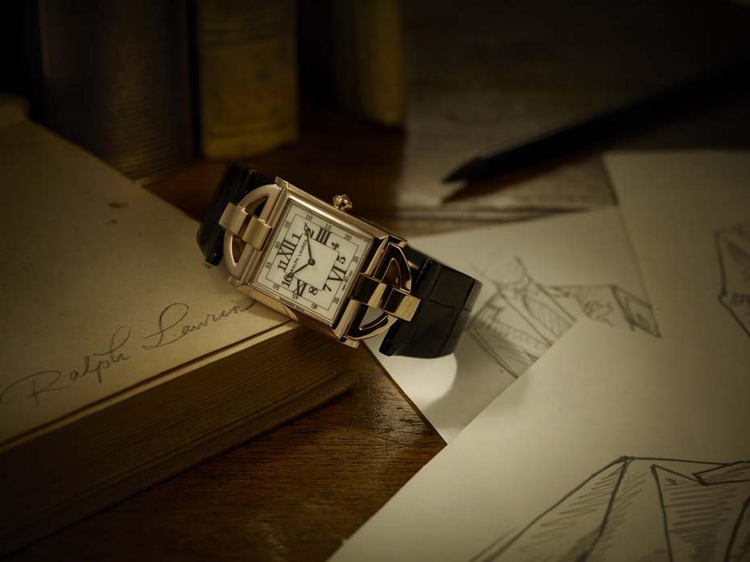 The handsome new Ralph Lauren 867 Connoisseur watch will be available in either a rose or white gold 27.5mm case from Ralph Lauren stores starting 15 December 2014.