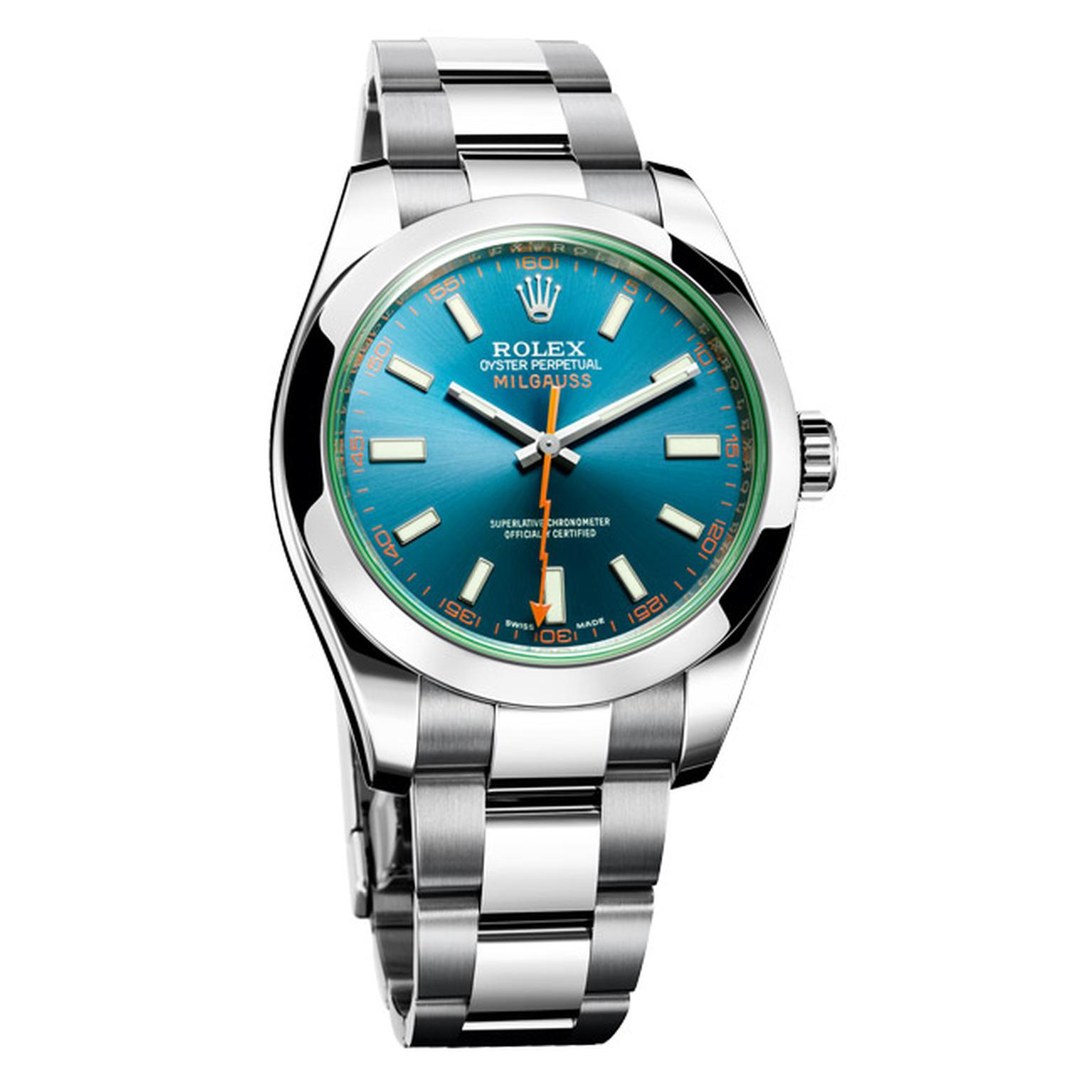 Rolex Milgauss Z-blue watch