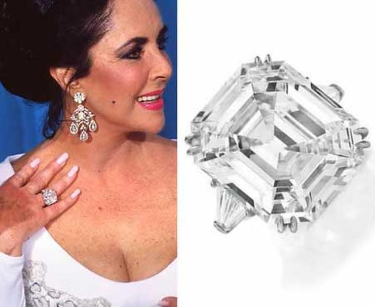 The most famous Asscher-cut diamond of them all was worn by screen legend Elizabeth Taylor. The 33.19-carat Krupp diamond (now more commonly known as the Elizabeth Taylor diamond) was bought for the actress by Richard Burton in 1968.
