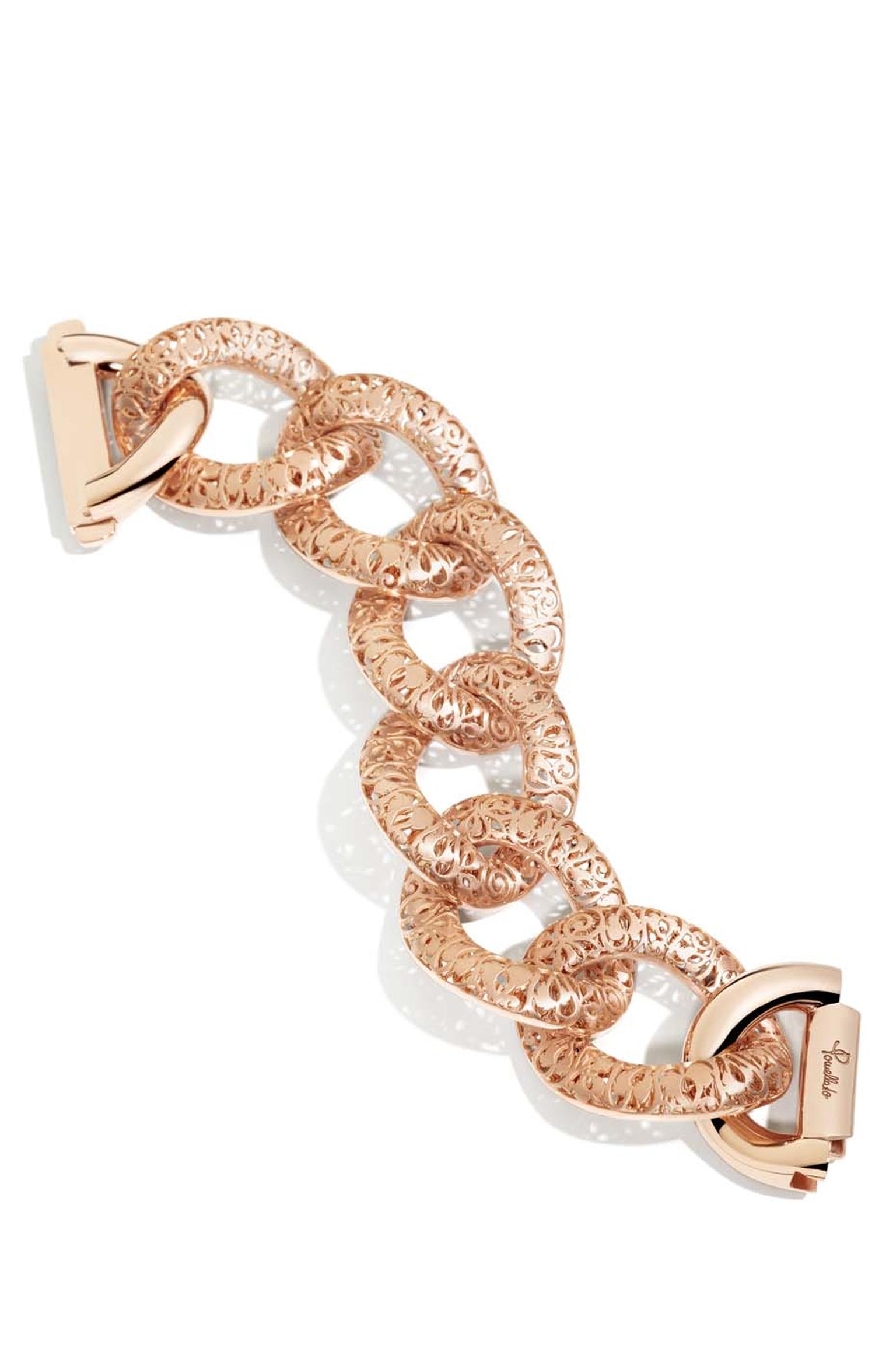 Pomellato Arabesque collection bracelet in rose gold (£23,800).