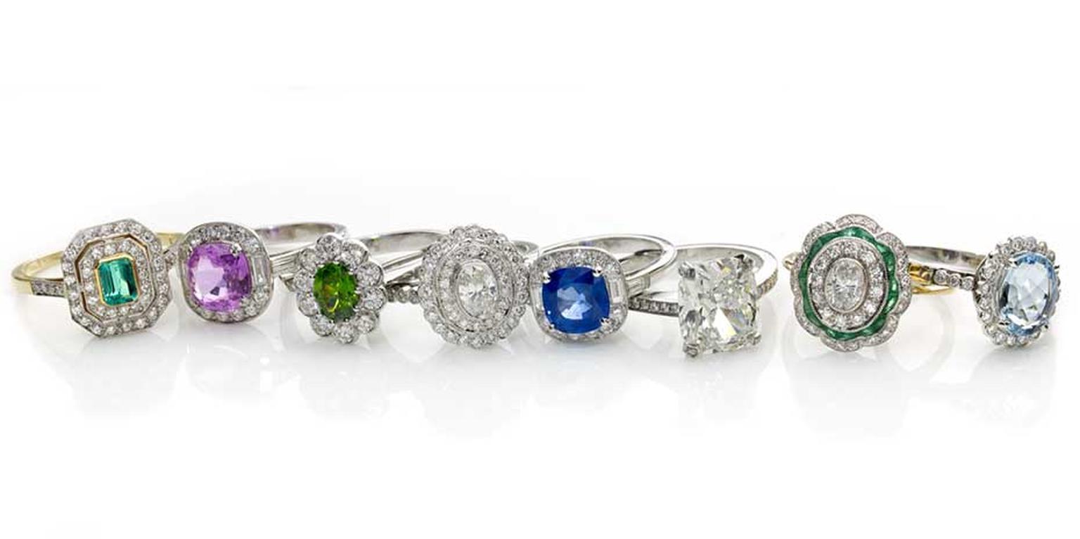 Richard Ogden in the Burlington Arcade in London recreates antique rings that look remarkably like the originals, restoring the gemstones to their original lustre and resetting them in a vintage-style mount.