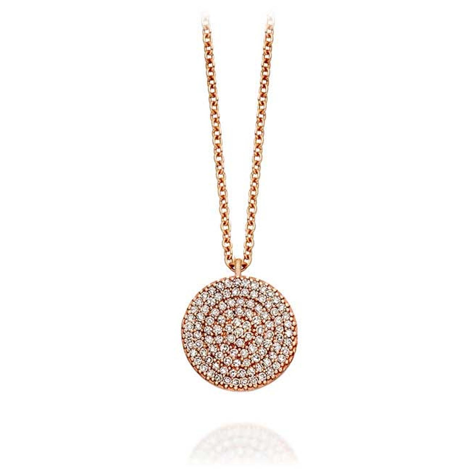 Astley Clarke Muse Icon diamond and rose gold necklace (£1,150).