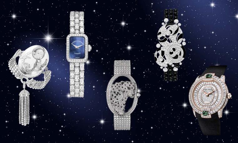 Diamond high jewellery watches: walking in a sparkling winter wonderland