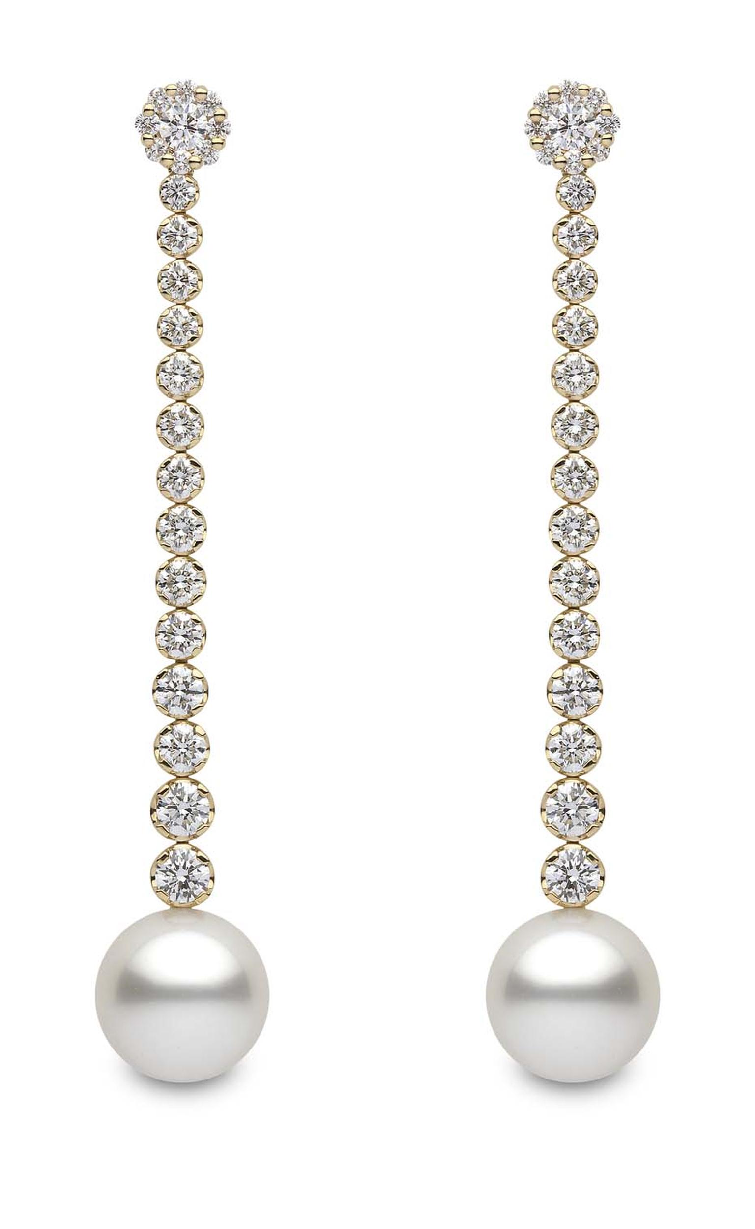 YOKO London Australian South Sea pearl earrings, as worn by actress Kara Tointon at the 2015 BAFTAs.