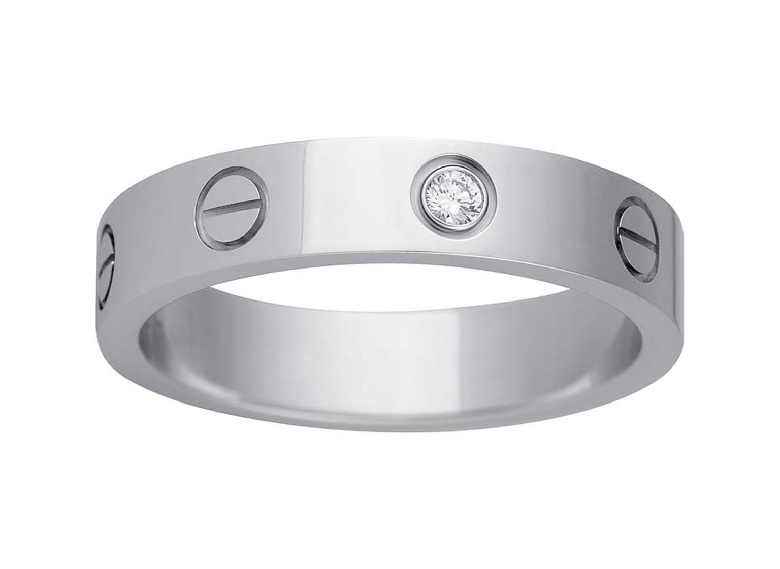 cartier wedding band ring