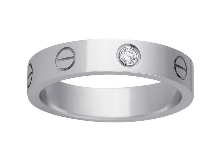 cartier wedding ring platinum