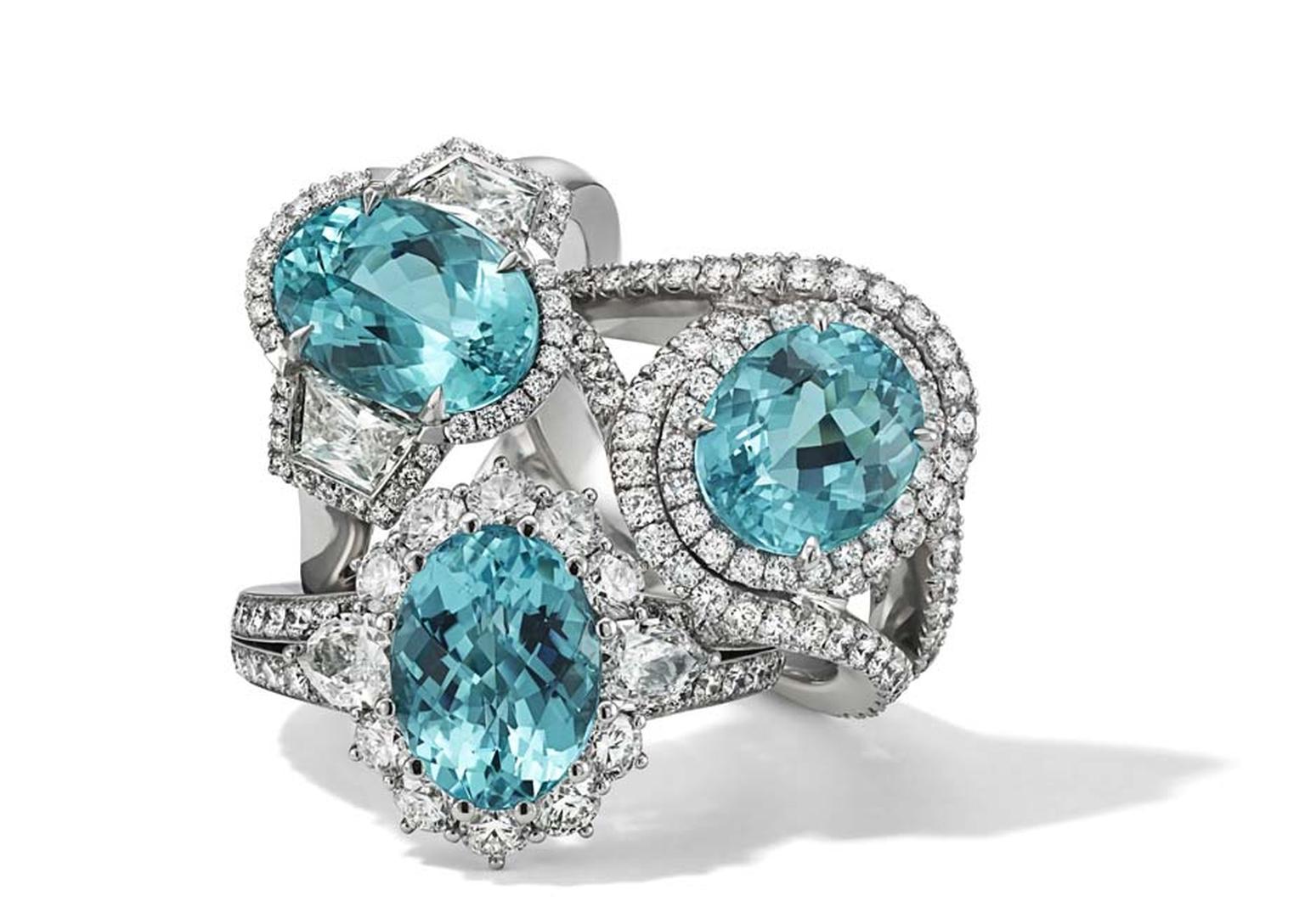 Hans D. Krieger is one of the few jewellers still producing new designs set with impressive Brazilian Paraiba tourmalines.