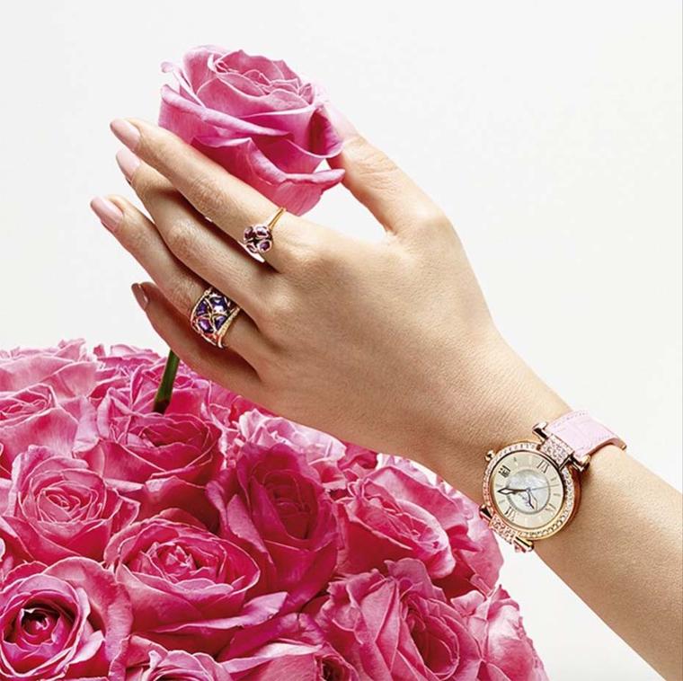 Chopard treats its 350,000 Instagram followers to a stream of bold, beautiful shots of jewellery and watches, with a mix of celebrity shots from the red carpet. Image: @chopard Instagram