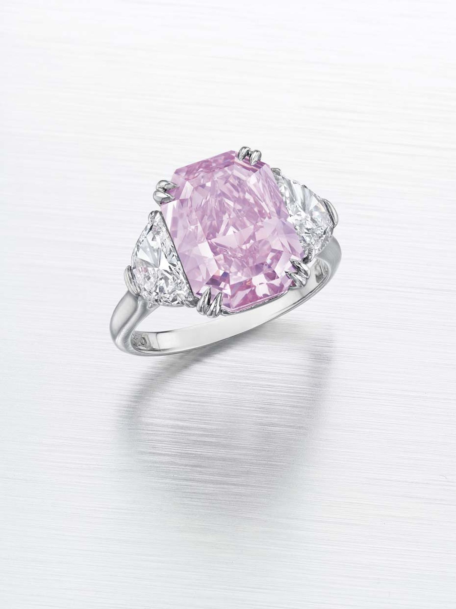 A 529ct fancy intense purplishpink diamond was sold for