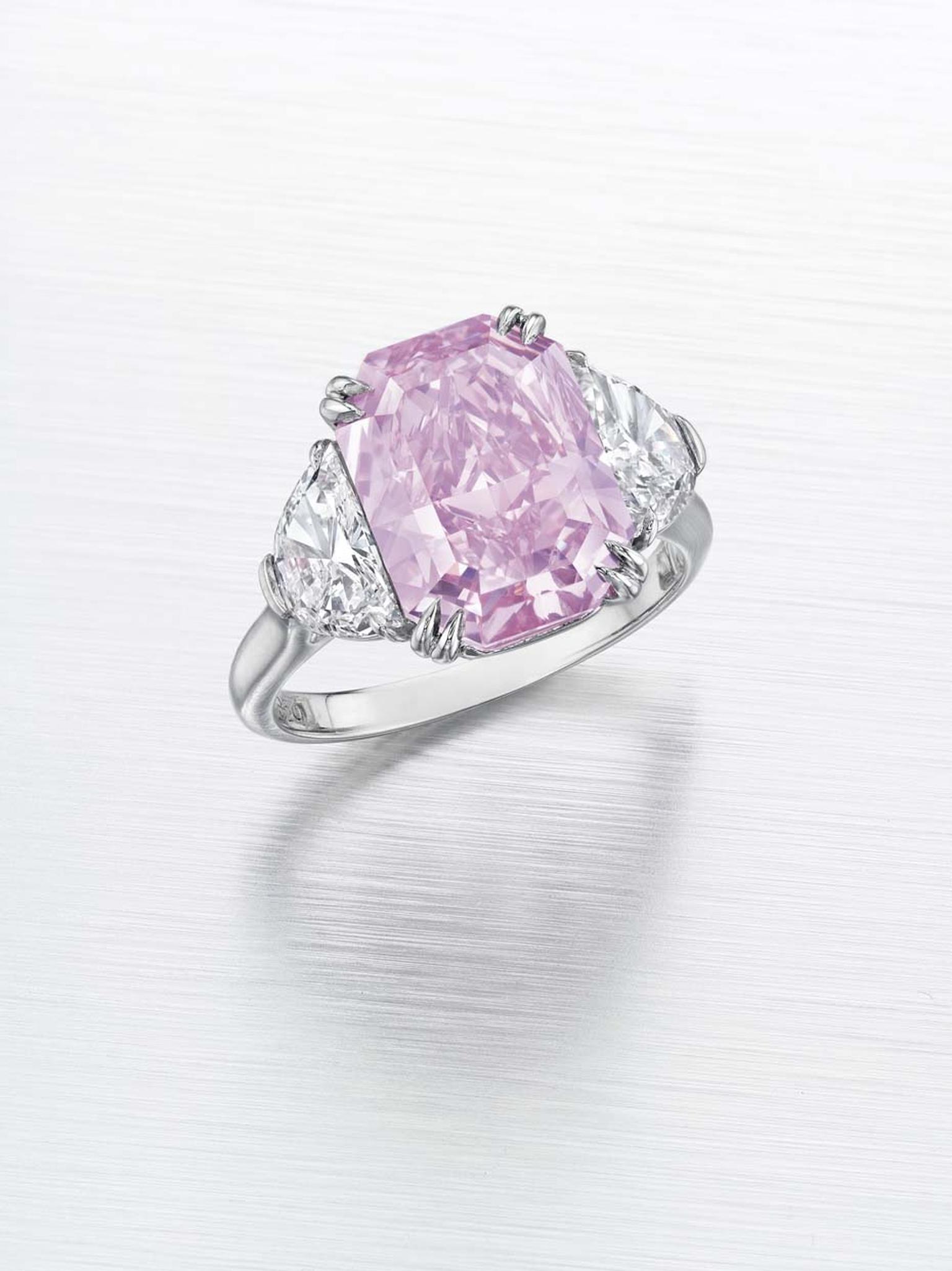 Christie's Magnificent Jewels pink diamond ring
