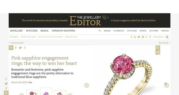 Keeping up with the latest developments in the world of digital communication, the new website is fully responsive and easy to use on both tablets and mobile phones, giving you instant access to The Jewellery Editor wherever you are.