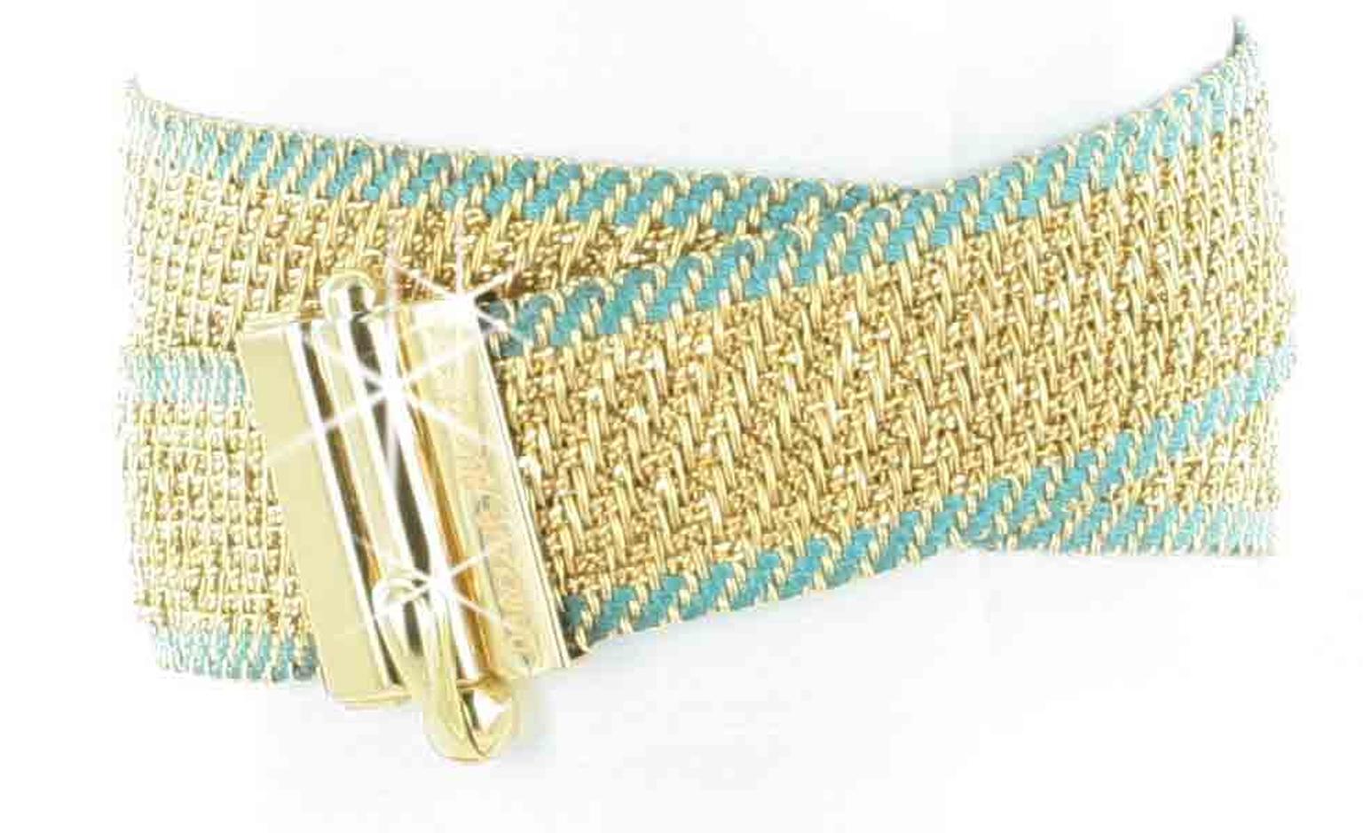 Carolina Bucci woven gold double bracelet