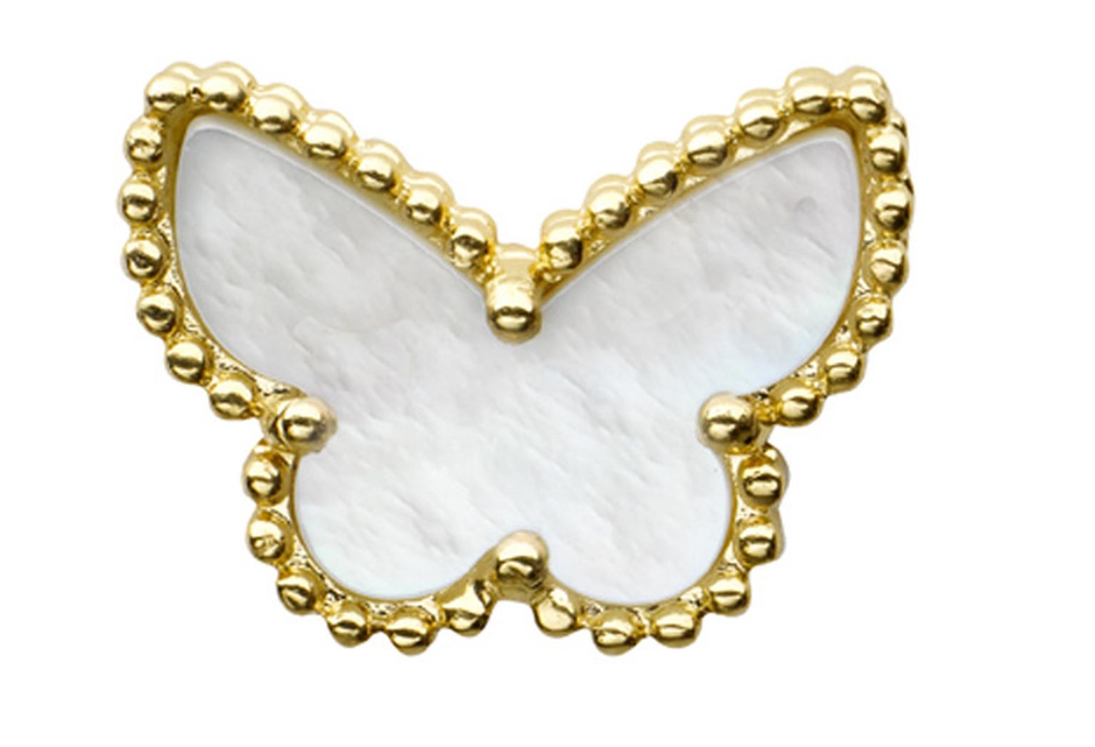 Van Cleef & Arpels Alhambra butterfly earring