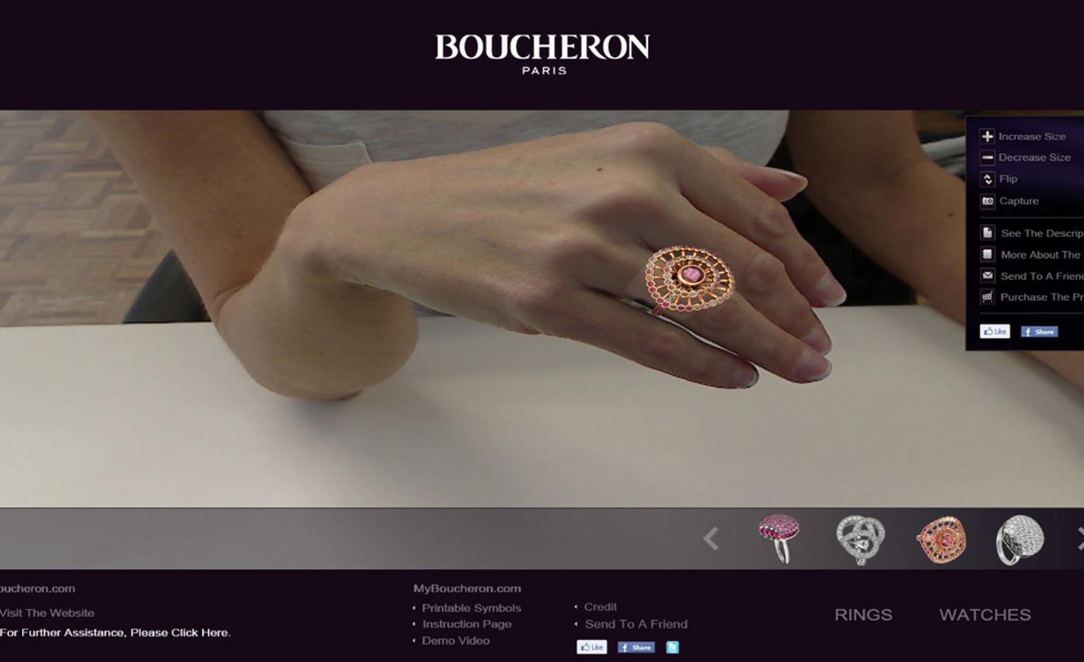 Boucheron's new virtual reality website
