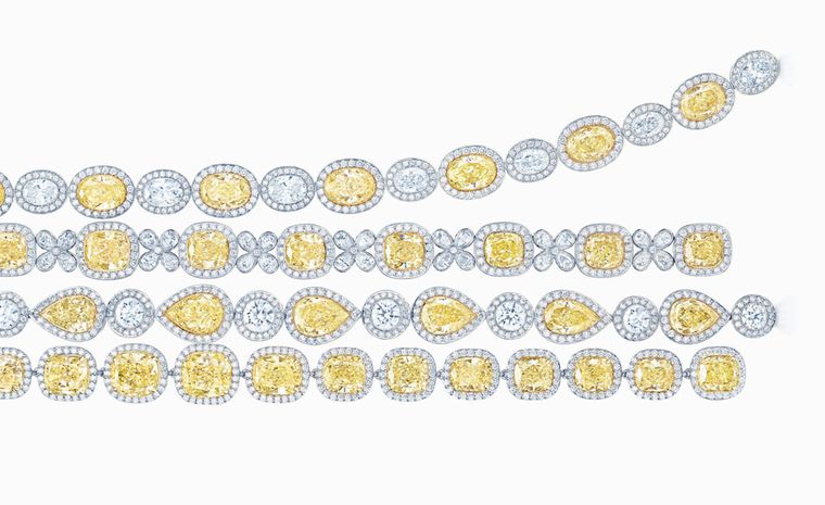 Tiffany  Co, yellow diamond bracelets: price on application
