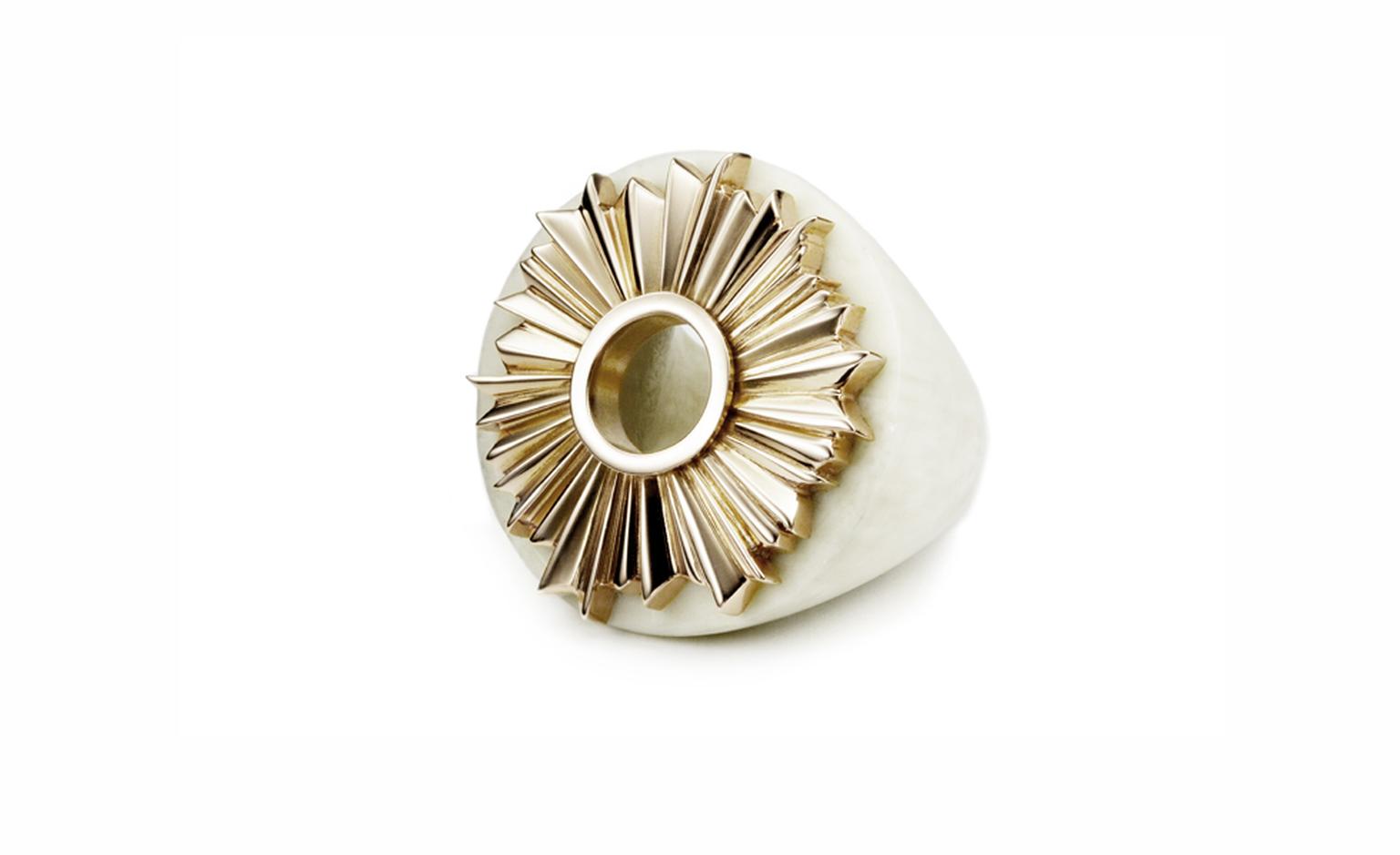 Albion Trinketry, Gold Bone Ring by Pete Doherty and Hannah Martin £3640