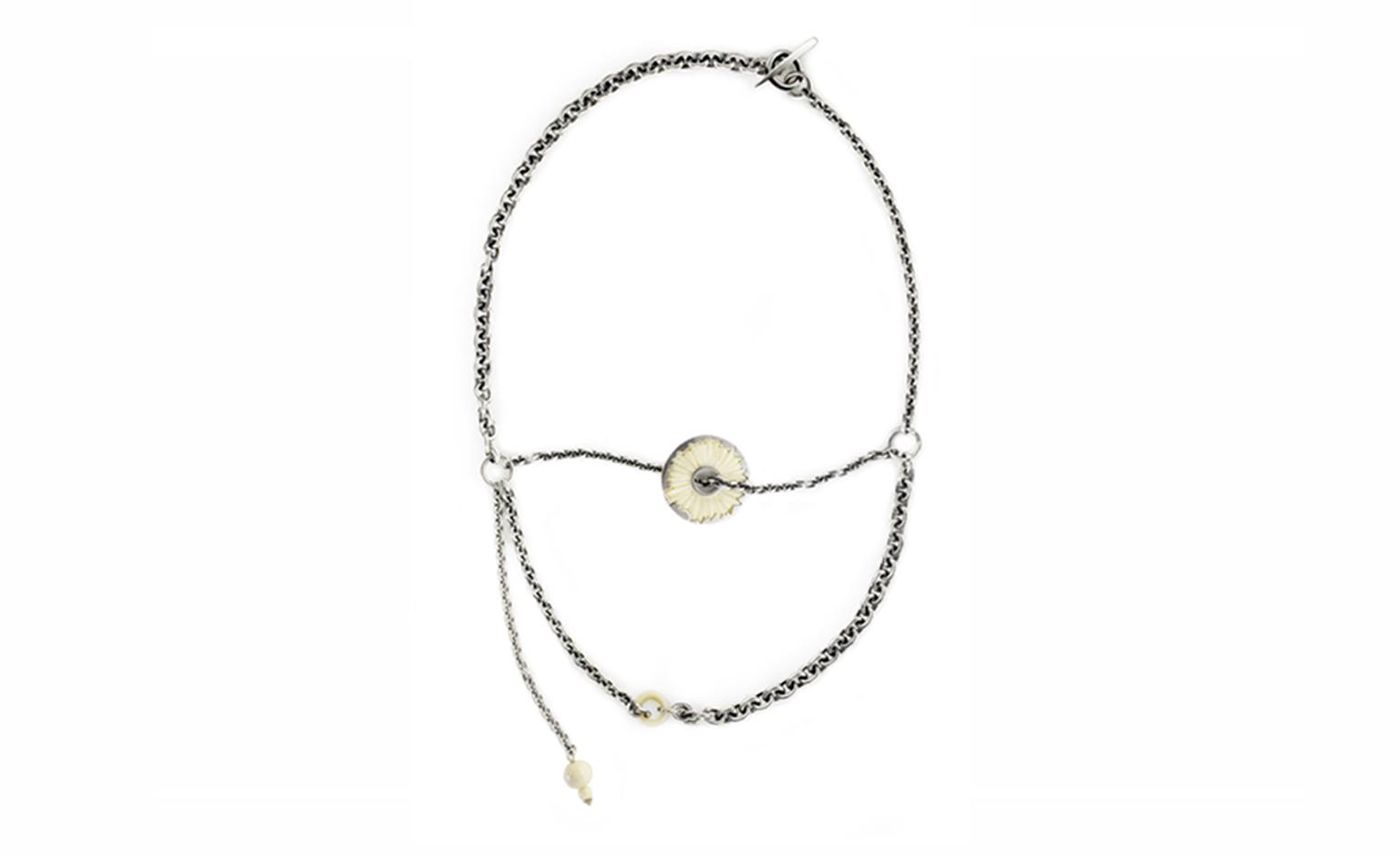 Albion Trinketry, Silver Chain Multi with mammoth tusk by Pete Doherty and Hannah Martin £1790