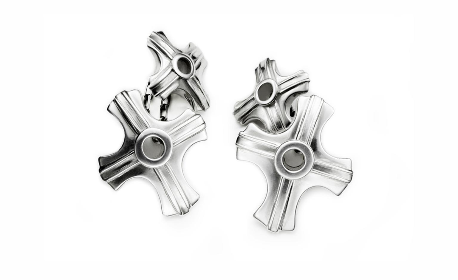 Albion Trinketry, Silver Cross Cuff Link by pete Doherty and Hannah Martin £425