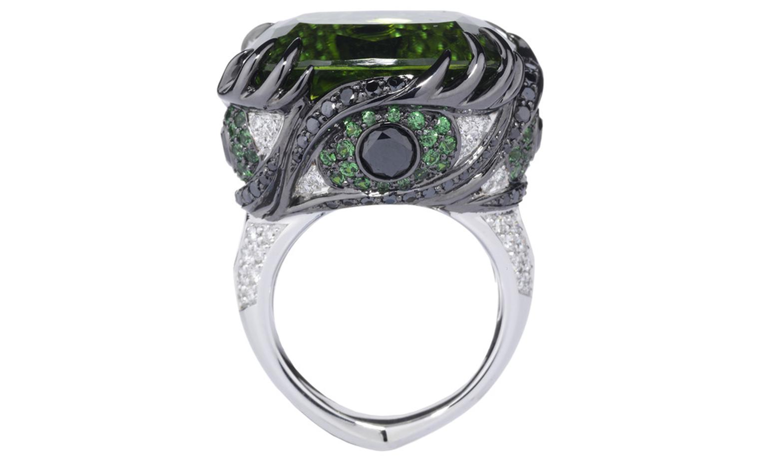 Stephen Webster Seven Deadly Sins Envy ring - of course this one had to be green